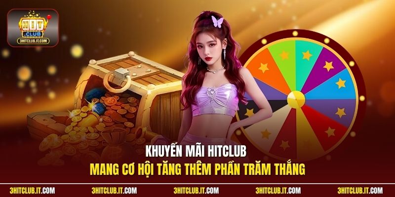 Khuyến mãi Hitclub mang cơ hội tăng thêm phần trăm thắng