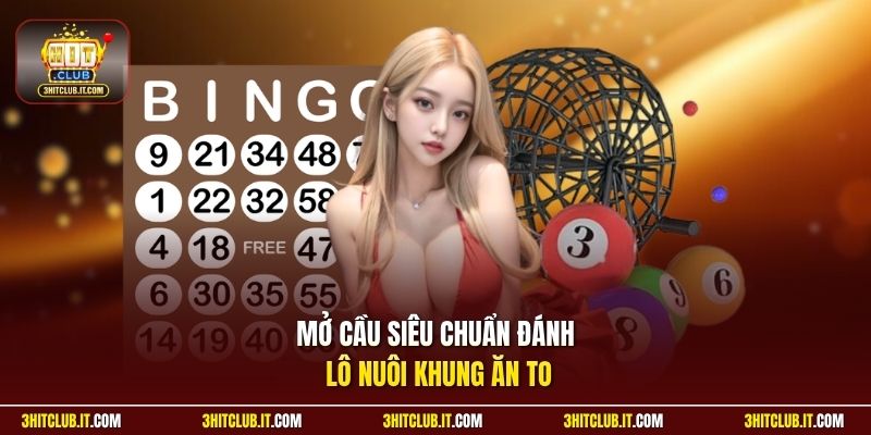 Mở cầu siêu chuẩn đánh lô nuôi khung ăn to